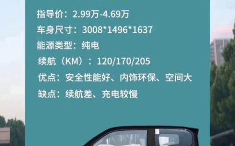 五万内最好新能源车排名 5万以内口碑最好的新能源车